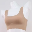 【Wacoal 華歌爾】GOCOCI  M-LL 無鋼圈內衣-套穿式無痕親膚-花生襯墊塑造美胸NB9608BR(膚)