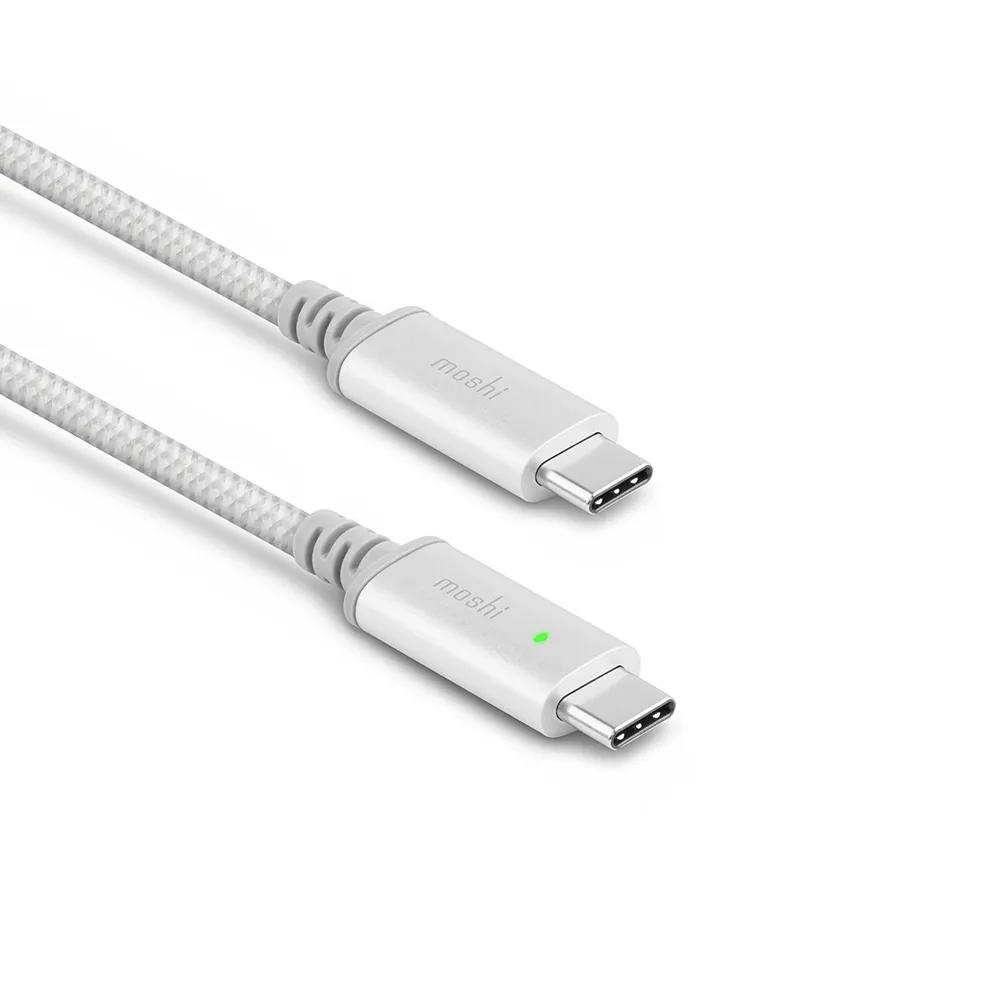 【moshi】Integra強韌系列 USB-C 充電編織線 with Smart LED