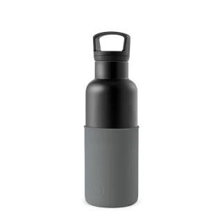 【HYDY】美國時尚保溫水壺 - 鐵灰-黑瓶(小容量480ml)