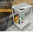 【Abis】日式穩固耐用ABS中型塑鋼洗衣槽-附活動洗衣板(1入)