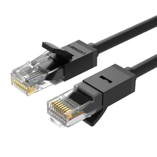 【綠聯】1M CAT6高速網路線250M乙太1G(黑色/圓線/RJ45/1米)