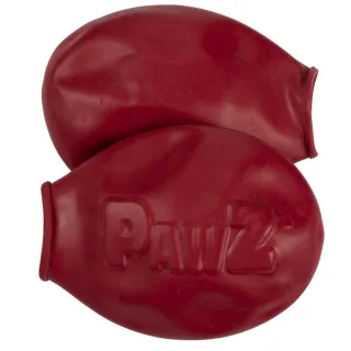 【美國 PAWZ】寵物外出鞋套12入 S size-紅/黑(寵物腳套 寵物鞋 寵物鞋套)