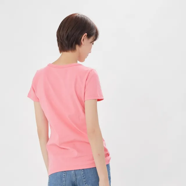 【so that’s me 好我】素面圓領短袖蜜桃棉女Tee(玫粉)