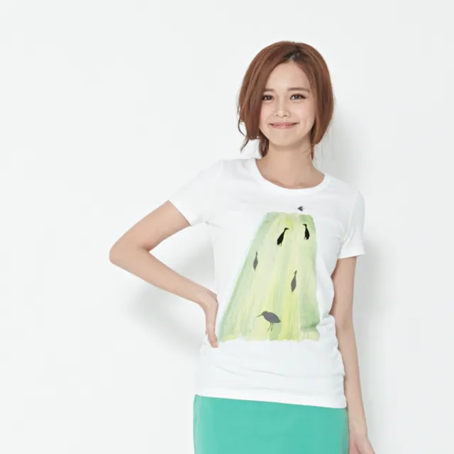 【so that’s me 好我】白鷺鷥圓領短袖蜜桃棉女Tee(純白)