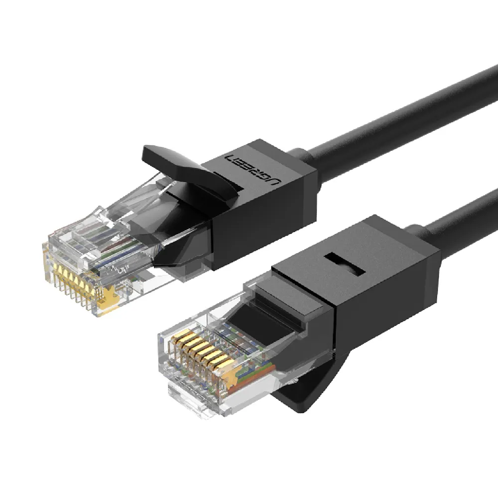 【綠聯】2M CAT6高速網路線250M乙太1G(黑色/圓線/RJ45/2米)