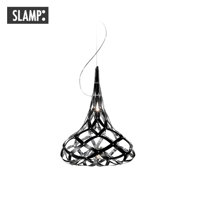 【SLAMP】SUPERMORGANA 吊燈-鏡黑/鏡白/金黑