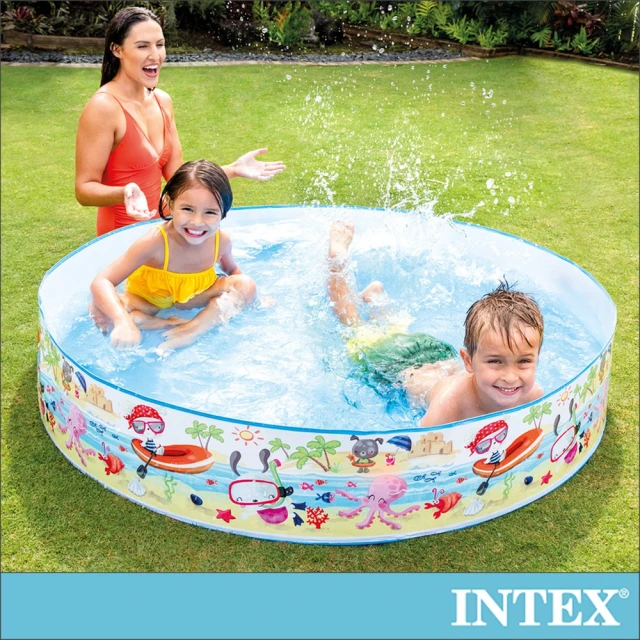 【INTEX】免充氣幼童戲水游泳池 152*25cm(56451)