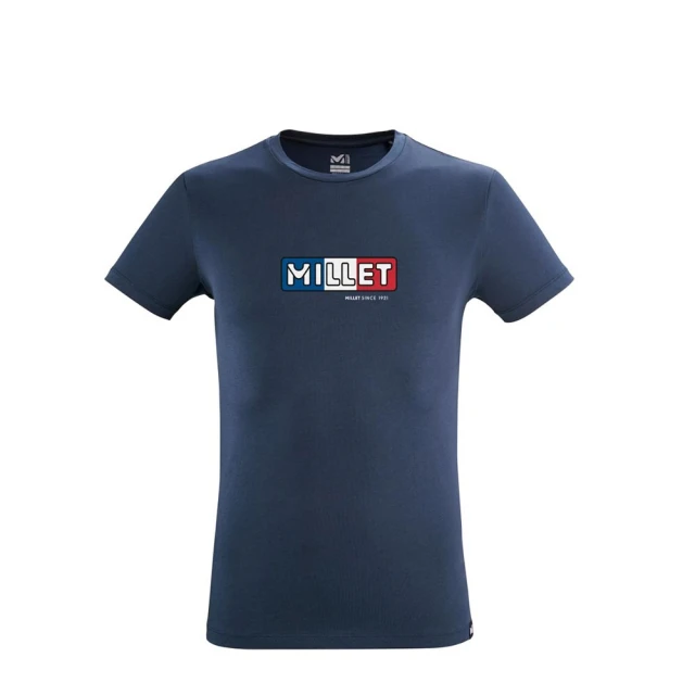 Millet Millet 登山 男 M1921 有機棉短袖上衣 靛藍(MIV93167317)