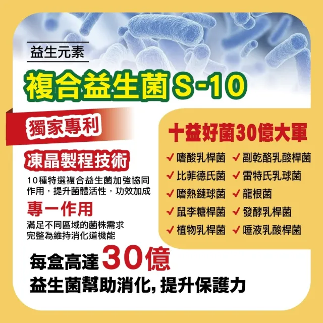 【YAYU Biomed 雅譽生醫】超級鳳梨酵素S10益菌膠囊1入組(共30顆)