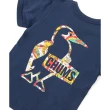 【CHUMS】CHUMS 休閒 Kids Booby Logo Rainbow Islands T短袖上衣 深藍色(CH211320N001)