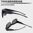 【Hawk 浩客】高質感偏光套鏡 外掛式偏光太陽眼鏡 HK1027 col.BL1(抗UV 防眩光 墨鏡 釣魚 偏光 抗紫外線)