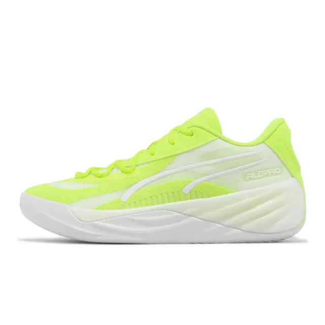 PUMA】籃球鞋All-Pro Nitro 男鞋螢光黃白氮氣中底緩衝支撐運動鞋