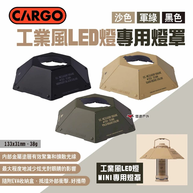 【Cargo】工業風LED燈專用燈罩(悠遊戶外)