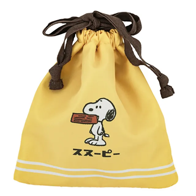 【Kamio】SNOOPY 史努比 抽繩束口袋 收納袋 復古的