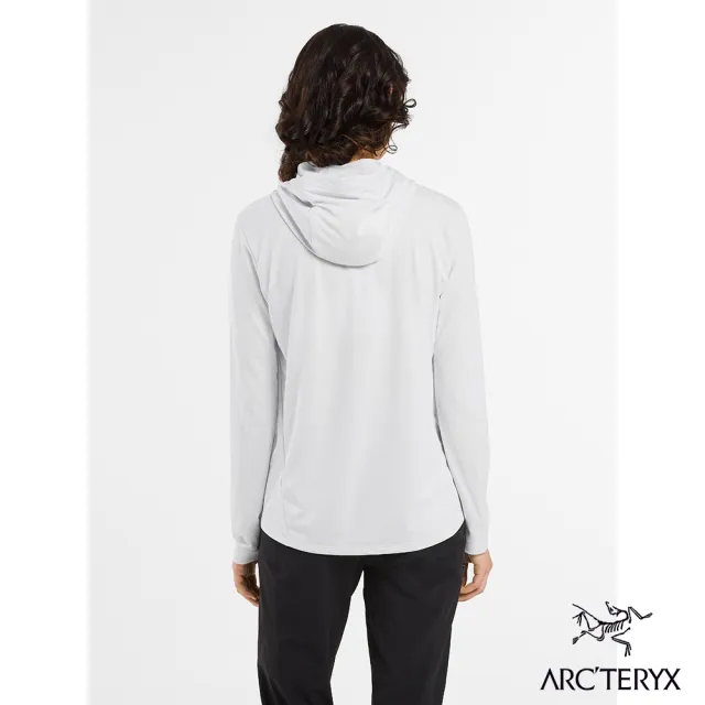 【Arcteryx 始祖鳥官方直營】女 Taema 快乾長袖套頭衫(空氣雜灰)