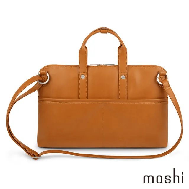 【moshi】Treya Briefcase 超輕量皮革劍橋筆電包