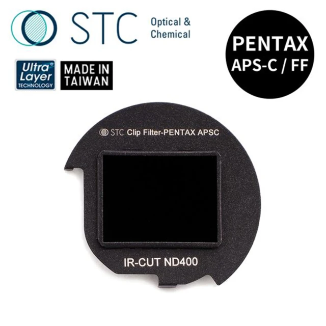 【STC】Clip Filter ND400 內置型減光鏡 for PENTAX FF/APS-C(公司貨)