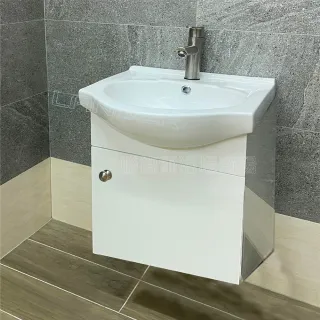【聯德爾】《BY-460D》海灣型浴櫃46公分(浴櫃 浴櫃組 浴室收納 陶瓷盆 收納櫃)