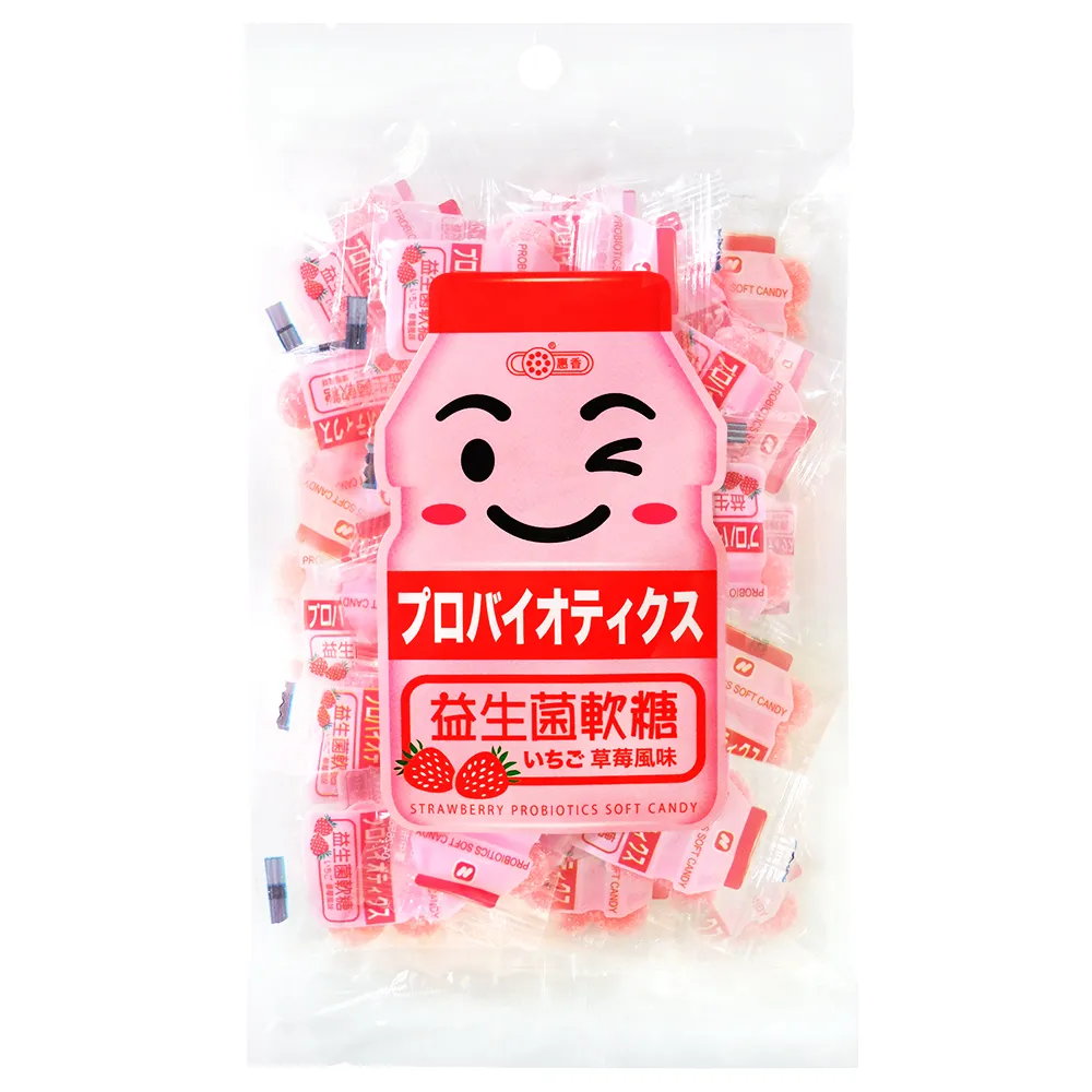 【惠香】草莓風味益生菌軟糖 90g(寶寶軟糖 小包分裝)