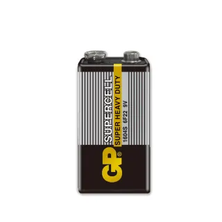 【超霸】GP超霸-黑-9V超級碳鋅電池1入(GP原廠販售)