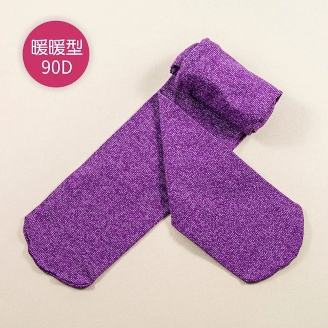 MORINO 5雙組-台灣製造-條紋保暖膝上襪(條紋顯瘦/學