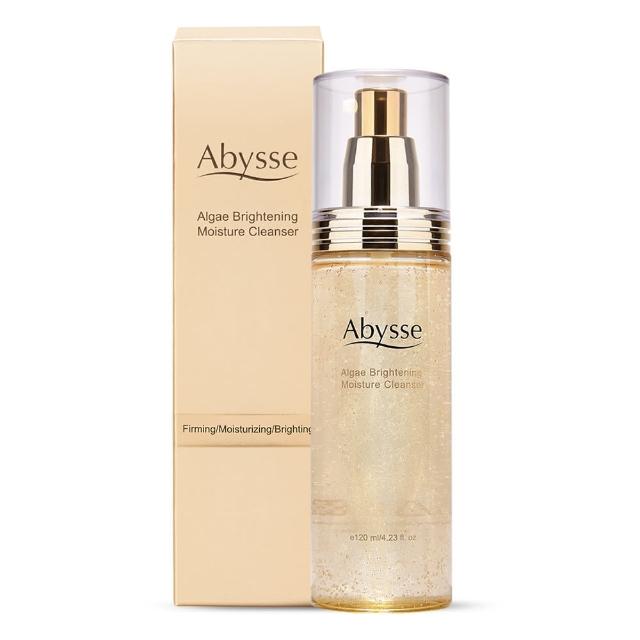 【Abysse】黃金藻保濕亮采潔顏膠 120ml(洗卸合一 / 保濕抗老)