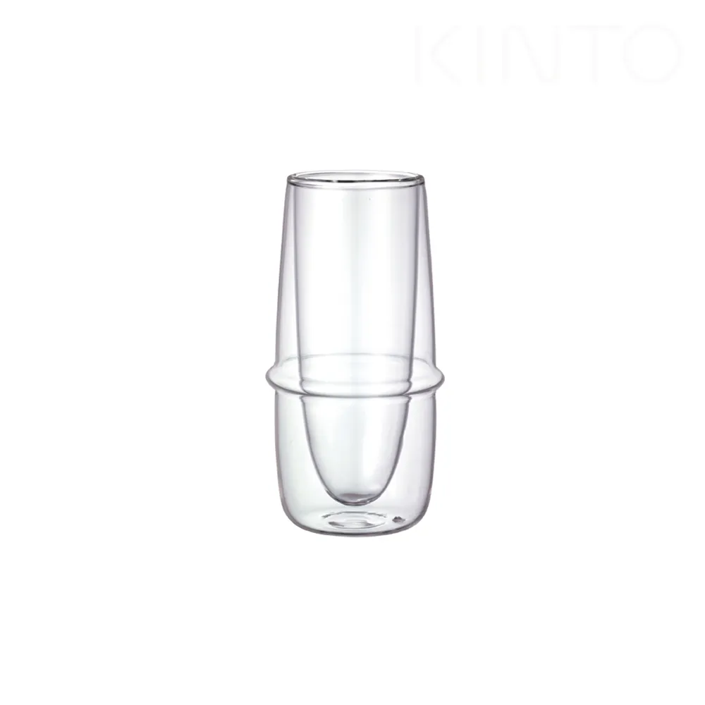 【Kinto】KRONOS雙層玻璃香檳杯160ml