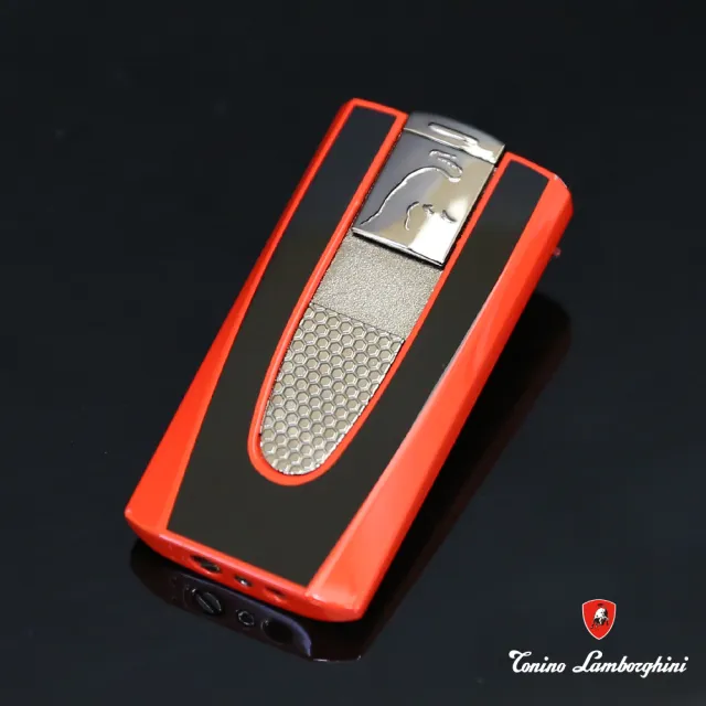 【藍寶堅尼】Tonino Lamborghini HUNGAORING LIGHTER打火機(紅黑)