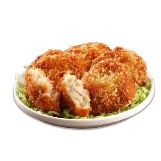 【享吃美味】黃金手工花枝蝦排6盒(300g±10%/盒)