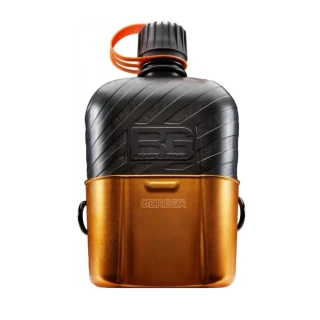 【Gerber】Bear Grylls Canteen 野戰軍風水壺鋁杯(1L-31-001062)