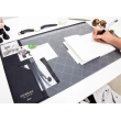 【COMET】53x31cm韓版超大加厚電腦桌墊-黑(桌墊 滑鼠墊 辦公桌墊 書桌墊 電腦桌墊/EB-E13B)