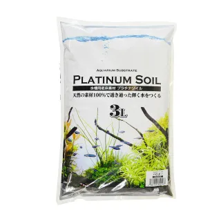 【JUN】Platinum Soil白金黑土底床(3L-黑色/粗粒)