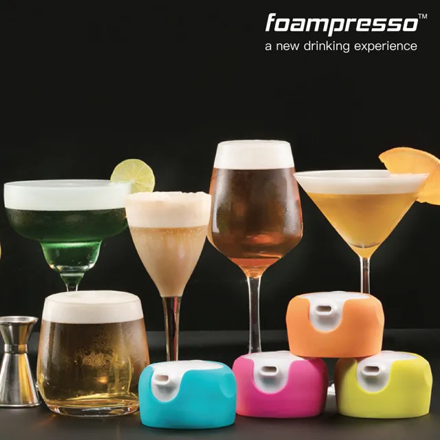 【foampresso】攜帶式飲料泡沫器 mini(瑪瑙黑)