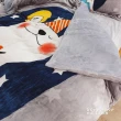 【絲薇諾】法蘭絨 卡通 四件式鋪棉被套床包組 咕耐熊(雙人)