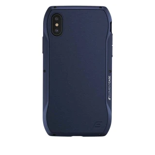 【美國Element Case】iPhone Xs / X(Enigma 旗艦真皮防摔殼 - 藍)