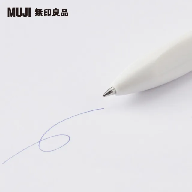 【MUJI 無印良品】三角3色原子筆/黑、藍、紅/0.7mm