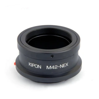 【KIPON】M42轉NEX鏡頭轉接環-有檔板(M42鏡頭接到Sony索尼NEX卡口/E接環相機 M42-NEX M42轉E)