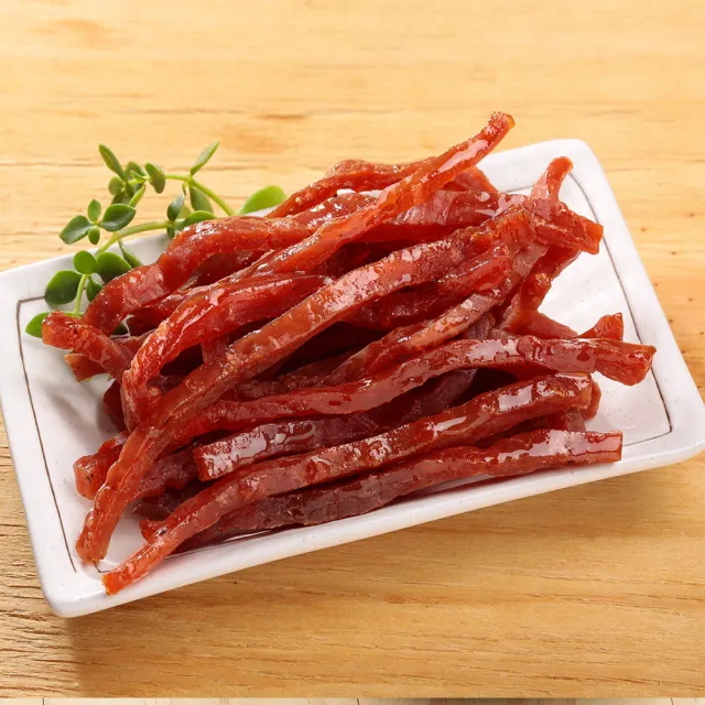 【華得水產】蜜汁筷子肉乾4包組禮盒(2組/ 附禮盒x2 春節照常出貨)
