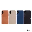 【UNIQ】iPhone XS Max 真皮插卡手機保護殼