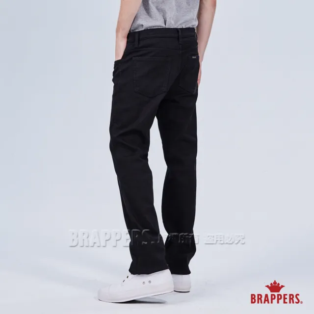 【BRAPPERS】男款 HC-Cargo系列-中腰彈性保暖直筒褲(黑)