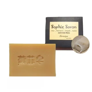 【Sophie Savon 蘇菲皂】基礎乾敏皂+網袋(羊奶皂/基礎皂/中性/乾敏肌 MIT手工皂)