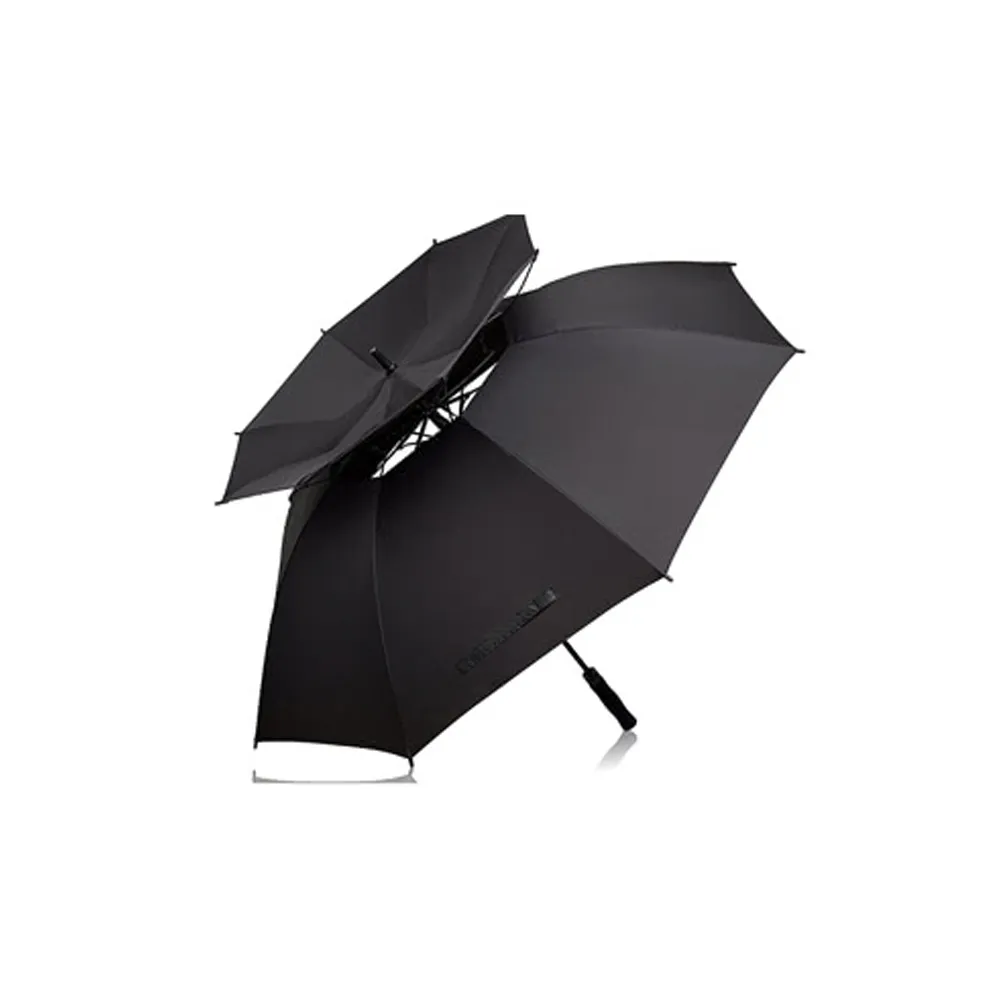 【Posma   GUD010C】防風防水真雙層高爾夫雨傘套組 配雨傘架 撿球手電筒 撿球眼鏡 輕便球桿包