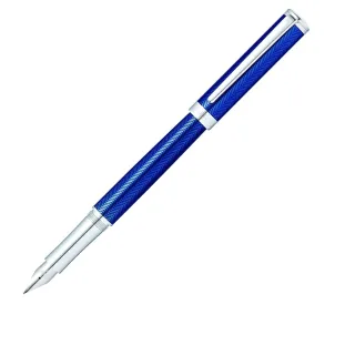 【SHEAFFER】王者系列山脊紋半透藍亮漆鋼筆(E0924353)