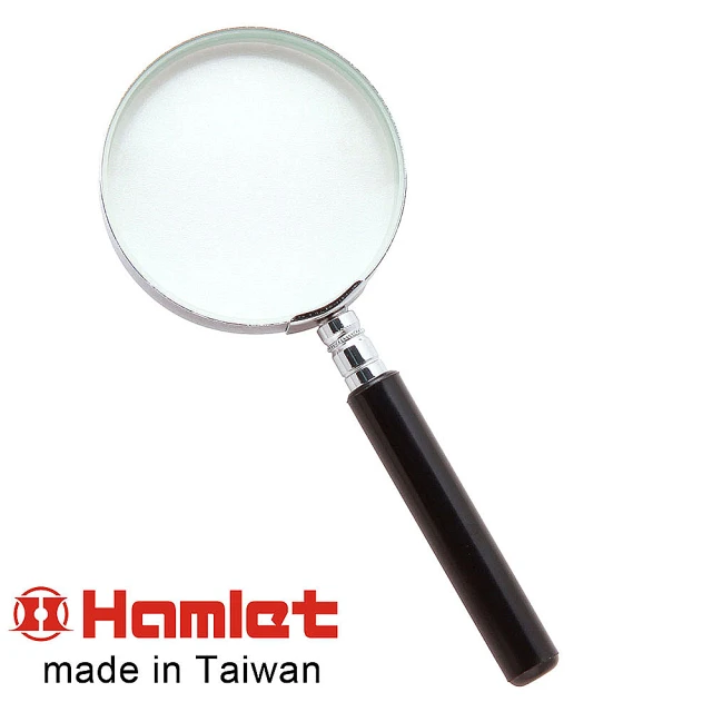 Hamlet 2.8x/7.2D/63mm 台灣製手持型電木柄放大鏡(A003)