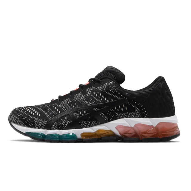 【asics 亞瑟士】慢跑鞋 Gel-Quantum 360 女鞋 亞瑟士 路跑 高階 緹花網布 輕量 緩震 黑 棕(1022A132001)