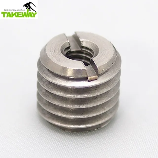 【TAKEWAY】1/4→5/8轉接螺絲座T-SA25(轉接螺絲座 腳架螺絲)