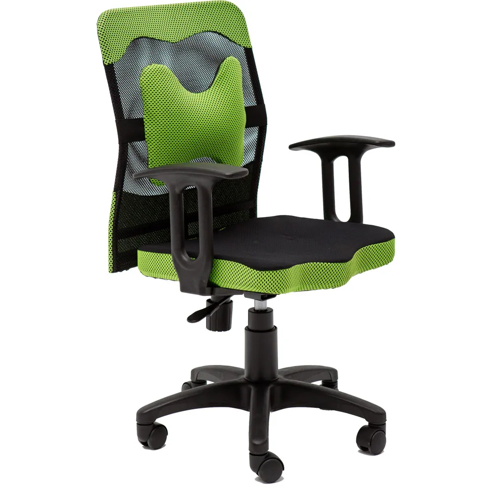 【完美主義】舒適厚座透氣辦公椅-附腰墊/電腦椅/書桌椅(8色可選)