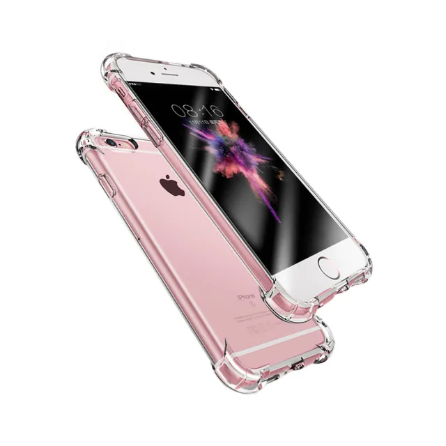 iPhone6 6S 手機保護殼透明四角防摔防撞氣囊保殼套款(iPhon6手機殼 iPhon6S手機殼)