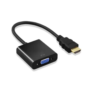 【LineQ】HDMI to VGA轉接線 HDMI轉VGA 電腦轉電視-無音源版