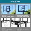 【BBALL】9002兒童透明PC籃球架/實心籃框/可調整高度/自由移動/適合6-12歲 /台灣製造(籃板/戶外運動/室內)